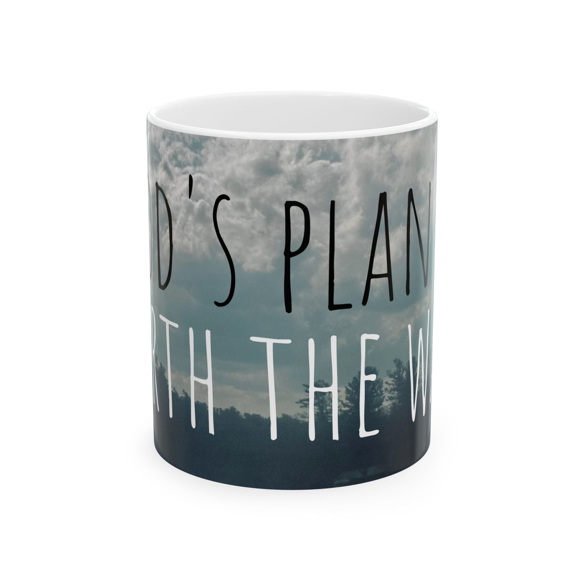 Ceramic Mug, (11oz) - God’s Plan