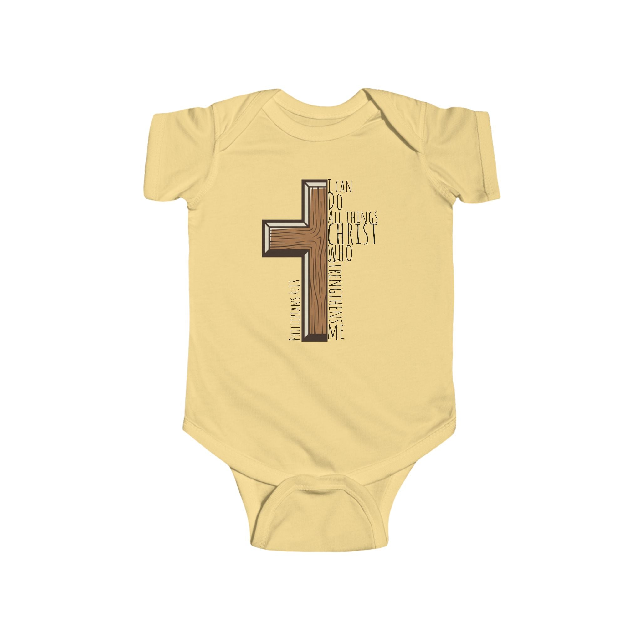 Infant Fine Jersey Bodysuit - I can do all things