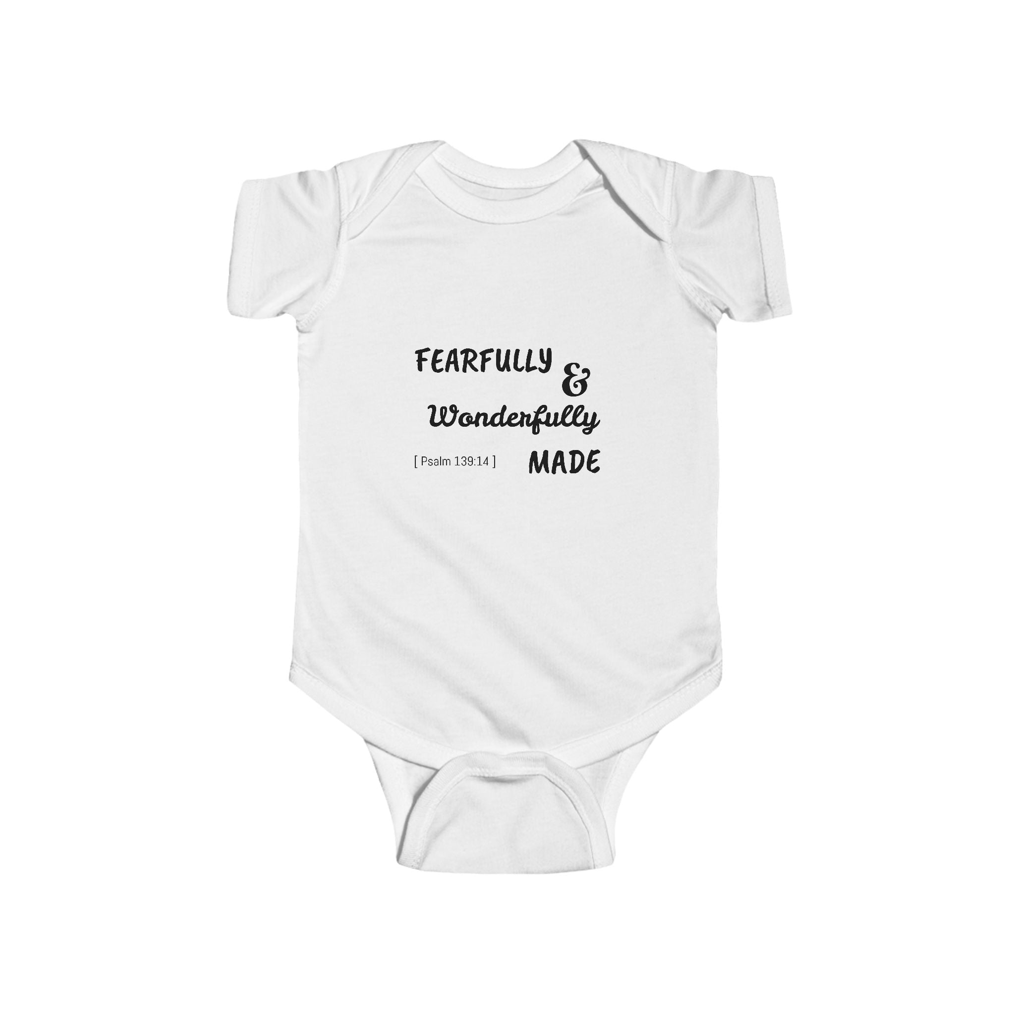 Infant Fine Jersey Bodysuit - Fearfully & Wonderfully Made