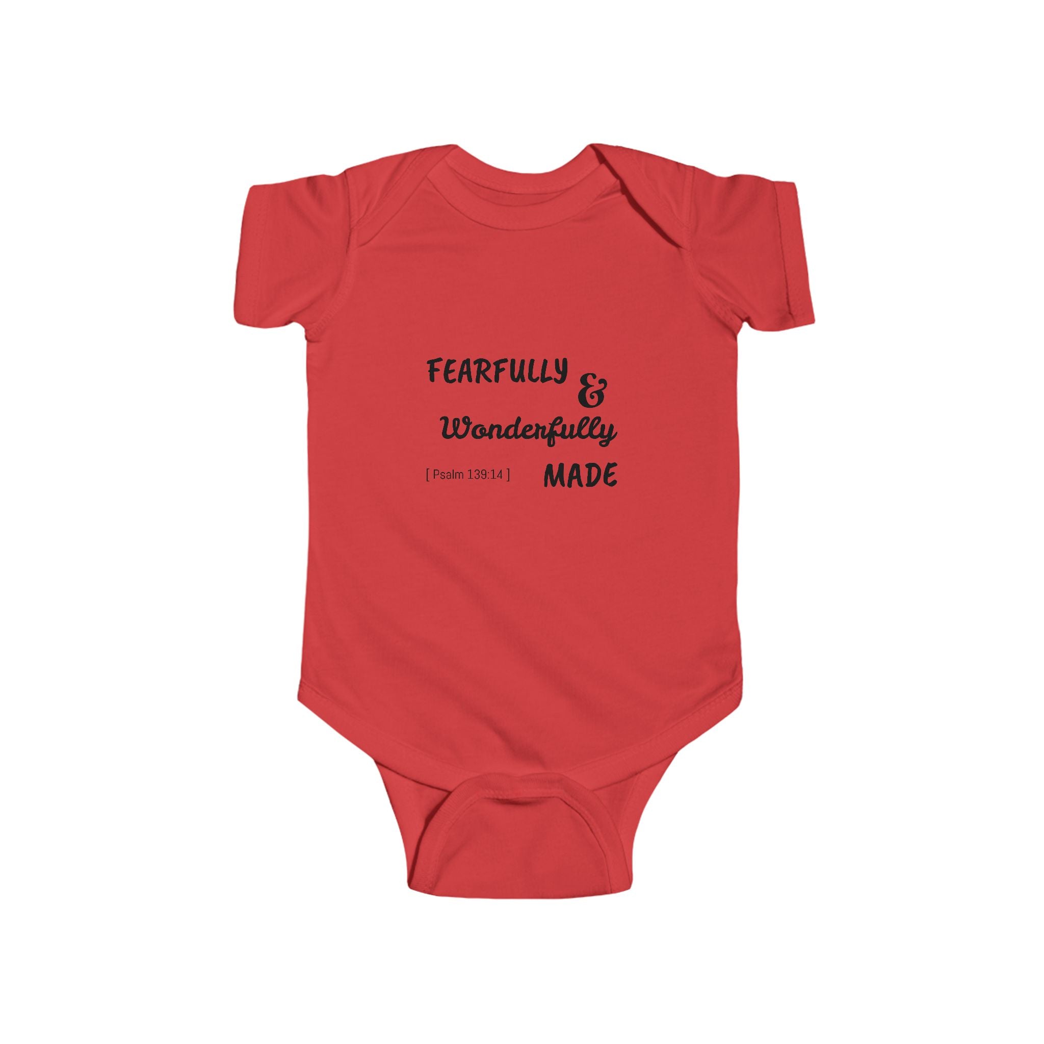 Infant Fine Jersey Bodysuit - Fearfully & Wonderfully Made