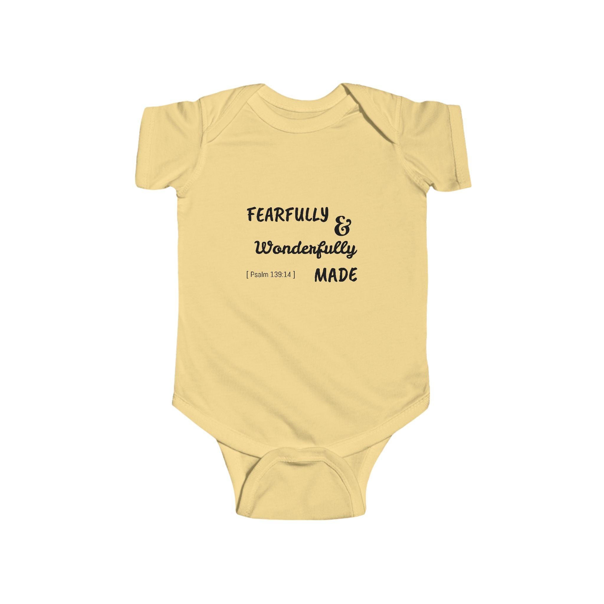 Infant Fine Jersey Bodysuit - Fearfully & Wonderfully Made