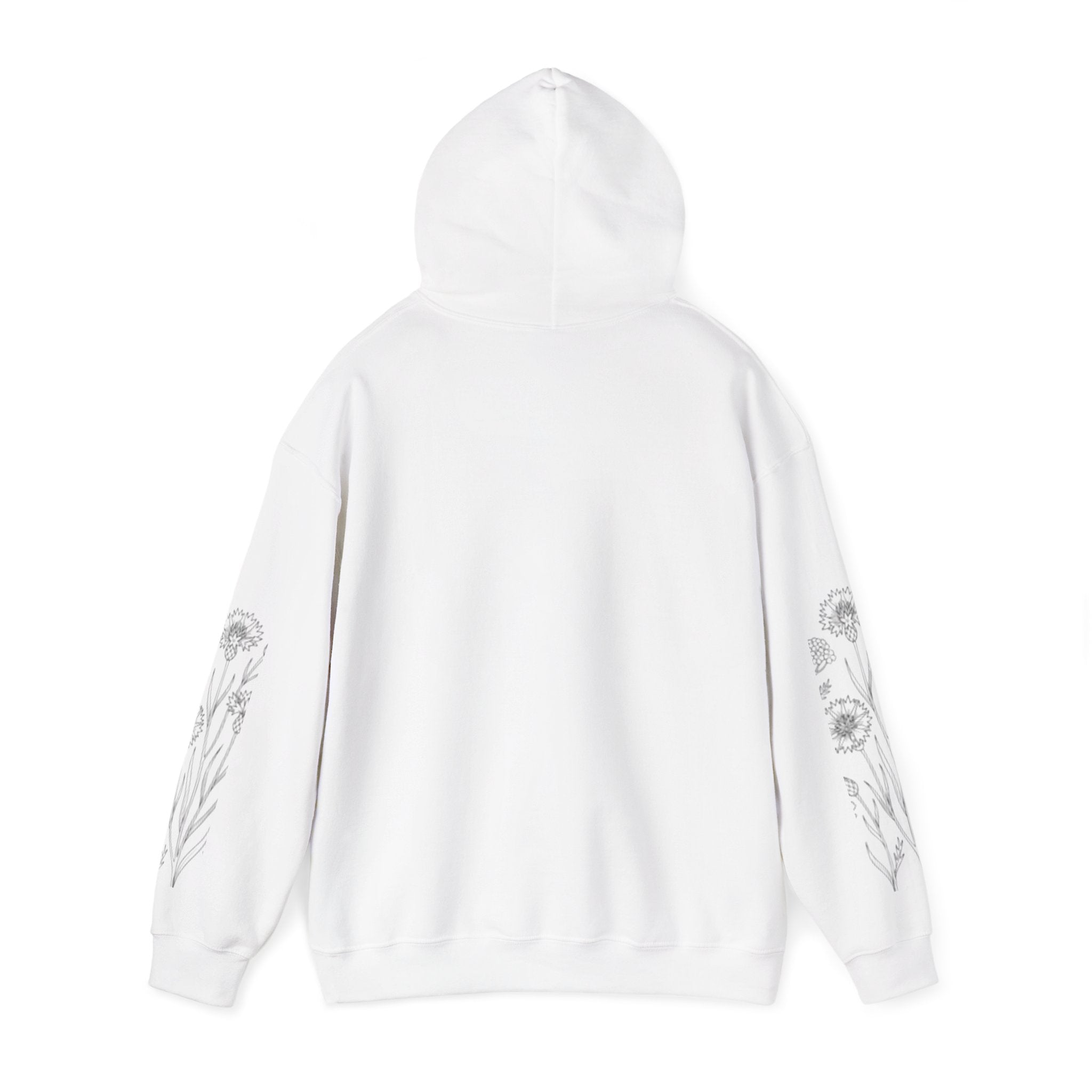 Grow In Grace Floral Hoodie — Inspirational Garden Graphic Sweatshirt