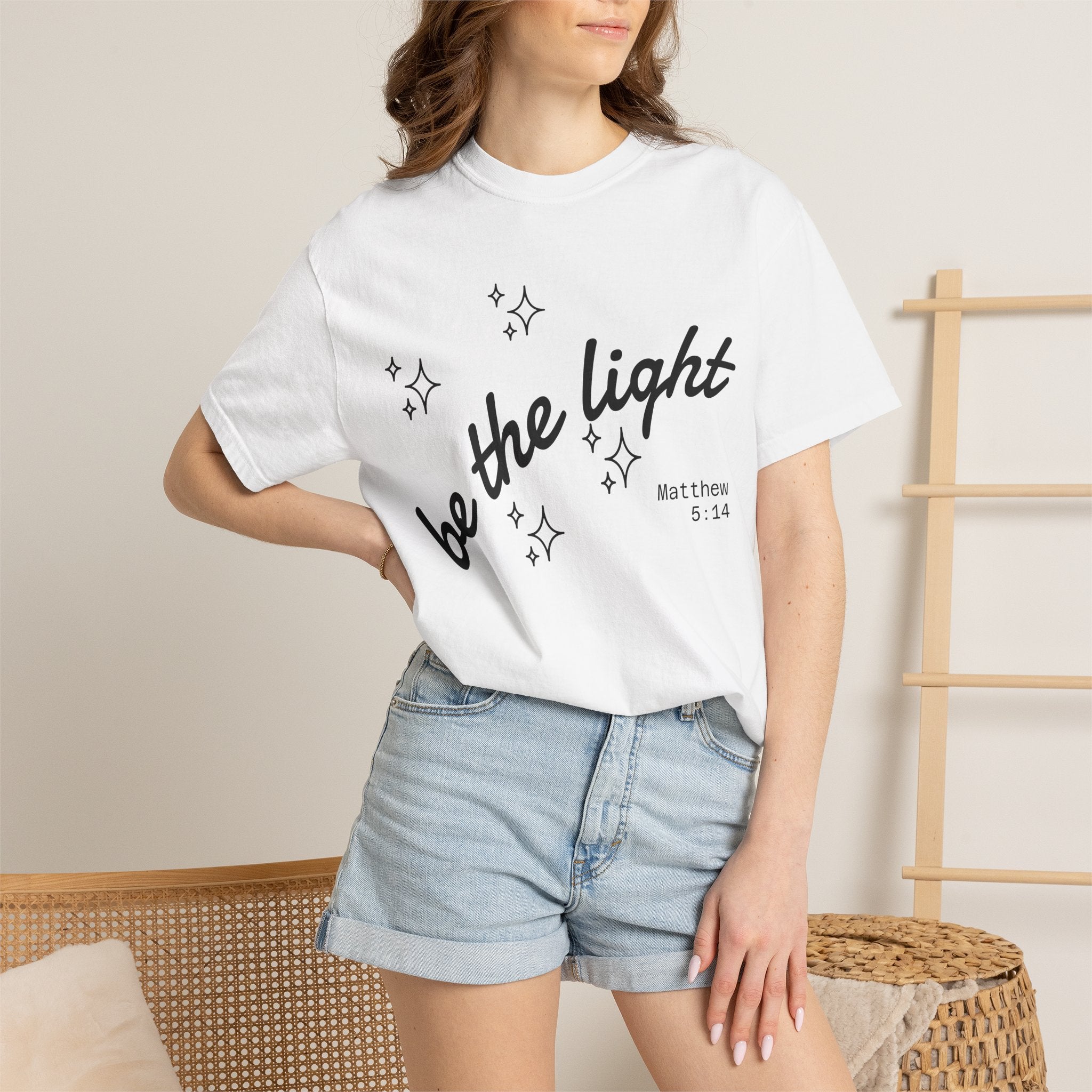 Be the Light unisex T-Shirt (white)