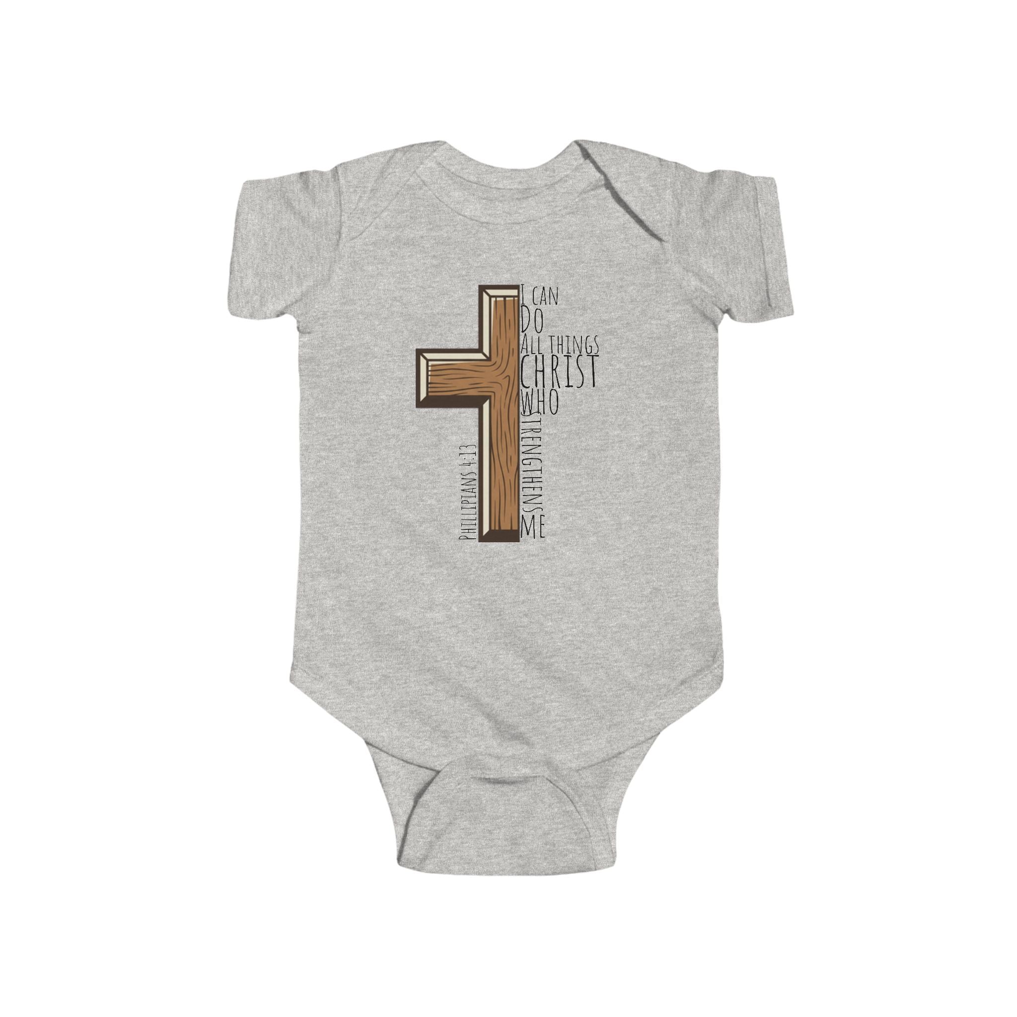 Infant Fine Jersey Bodysuit - I can do all things