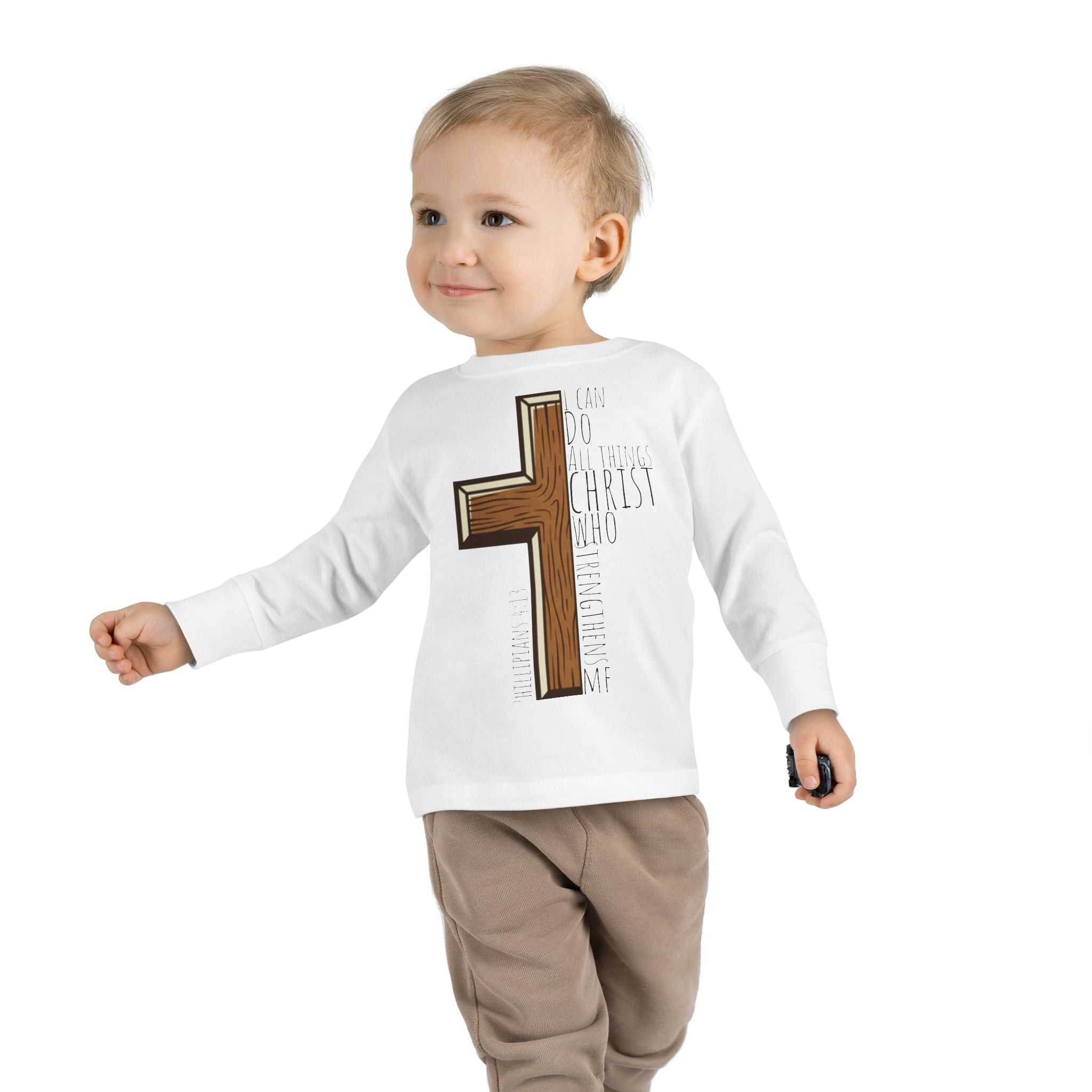 Toddler Long Sleeve Tee - I can do all things