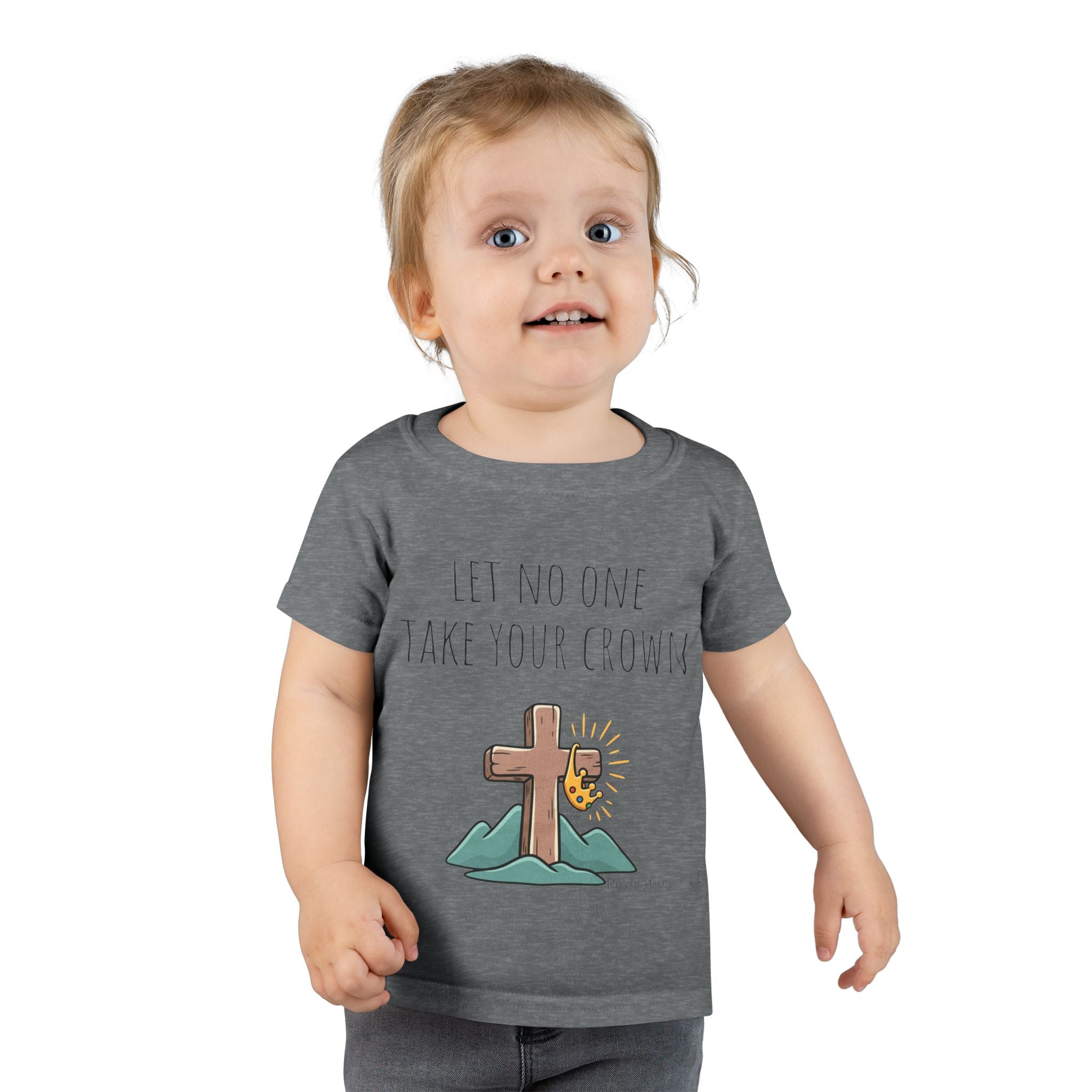 Toddler T-Shirt — Cross & Rising Sun Christian Kids Tee