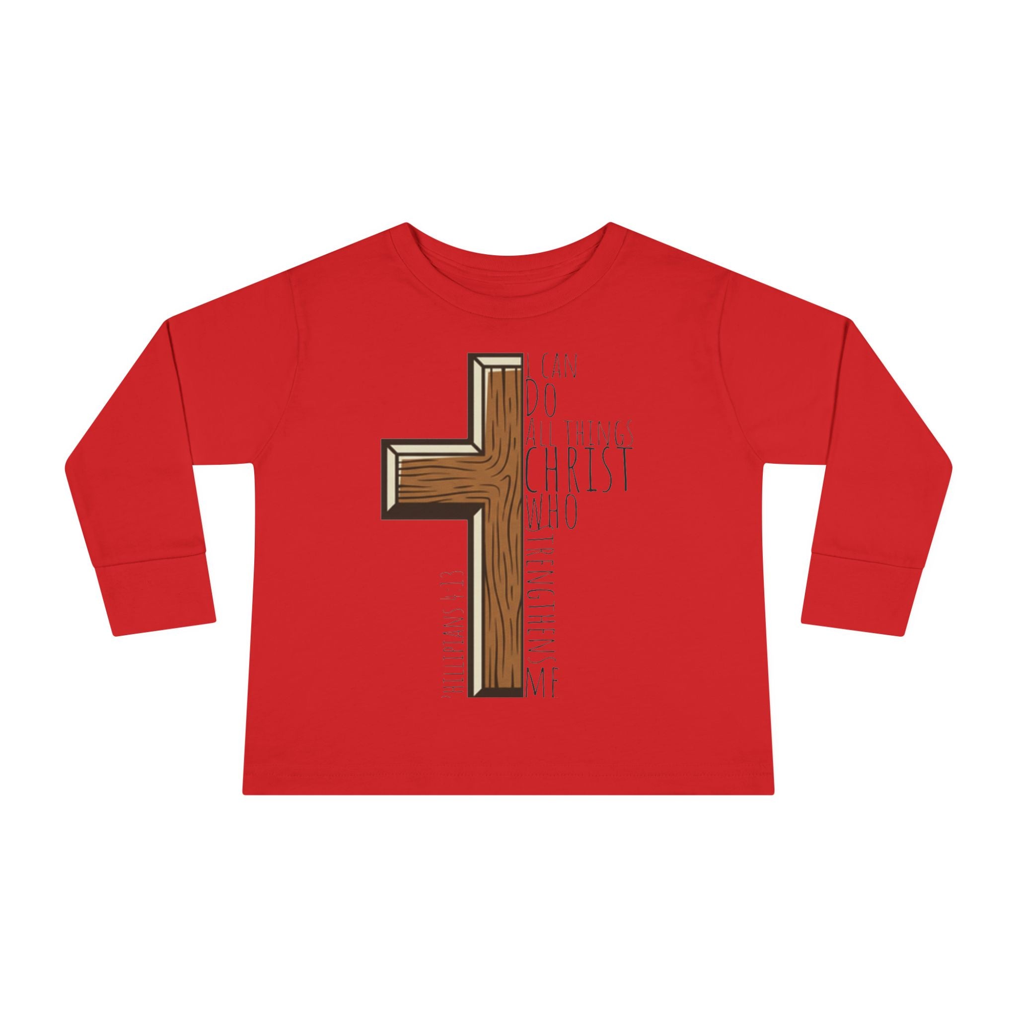 Toddler Long Sleeve Tee - I can do all things