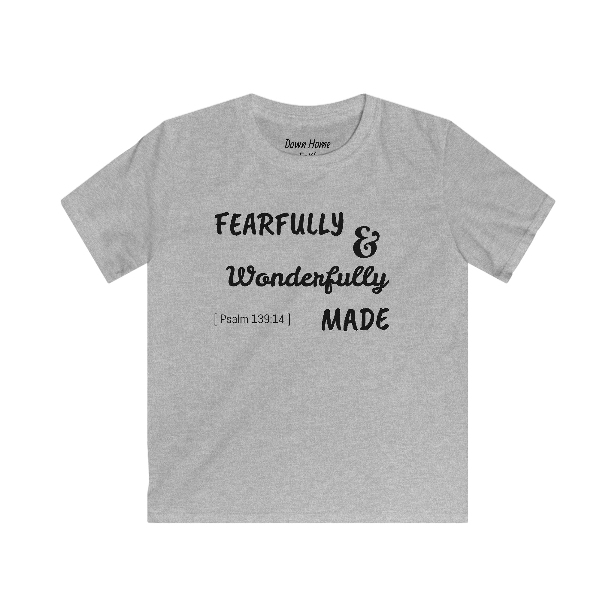 Kids Softstyle Tee - Fearfully & Wonderfully Made