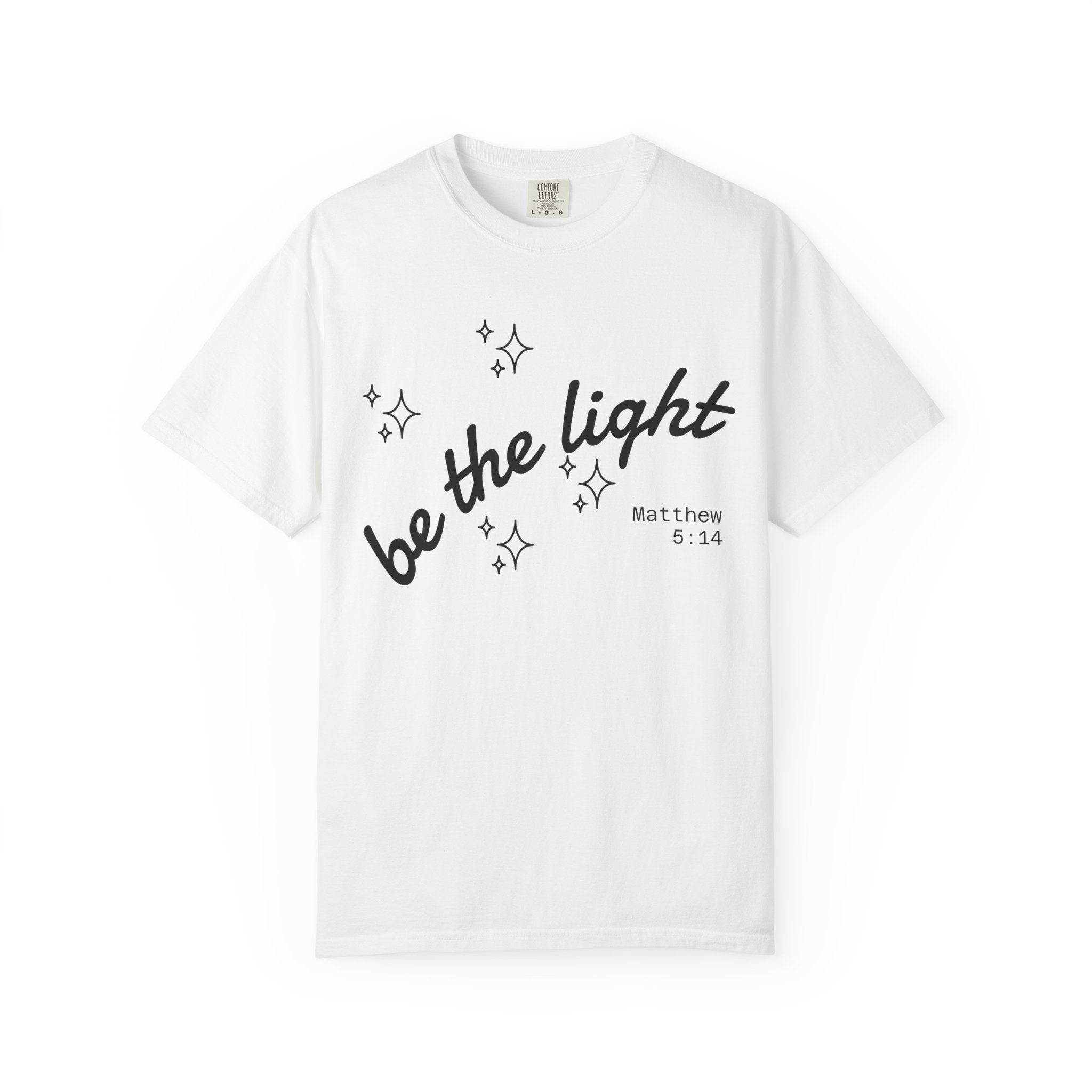 Be the Light unisex T-Shirt (white)