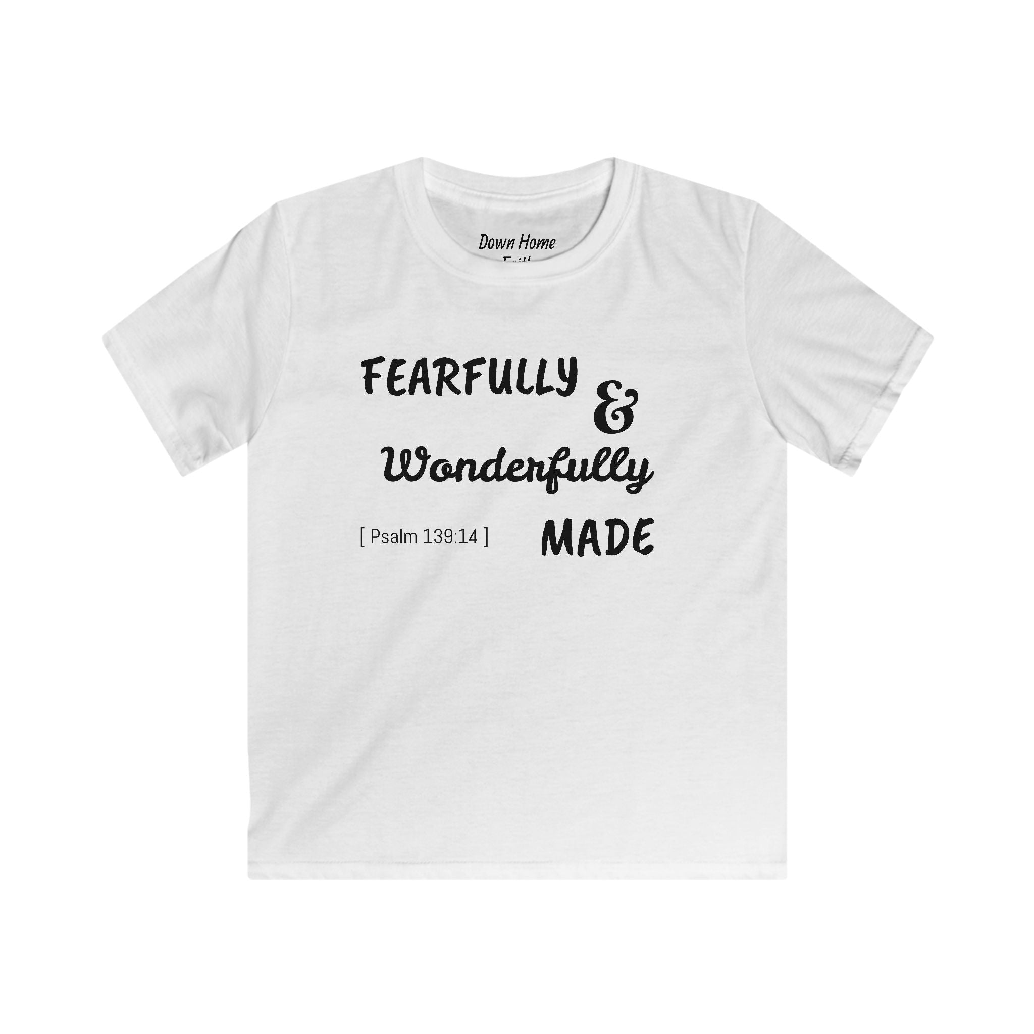 Kids Softstyle Tee - Fearfully & Wonderfully Made