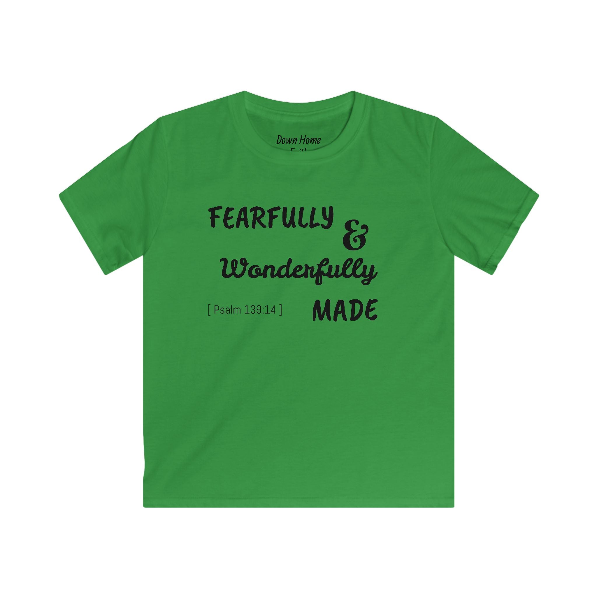Kids Softstyle Tee - Fearfully & Wonderfully Made