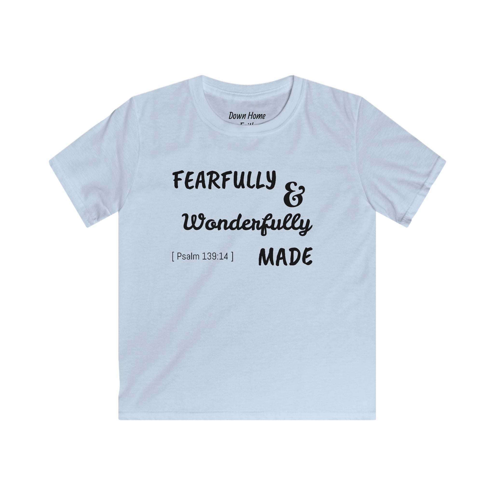 Kids Softstyle Tee - Fearfully & Wonderfully Made