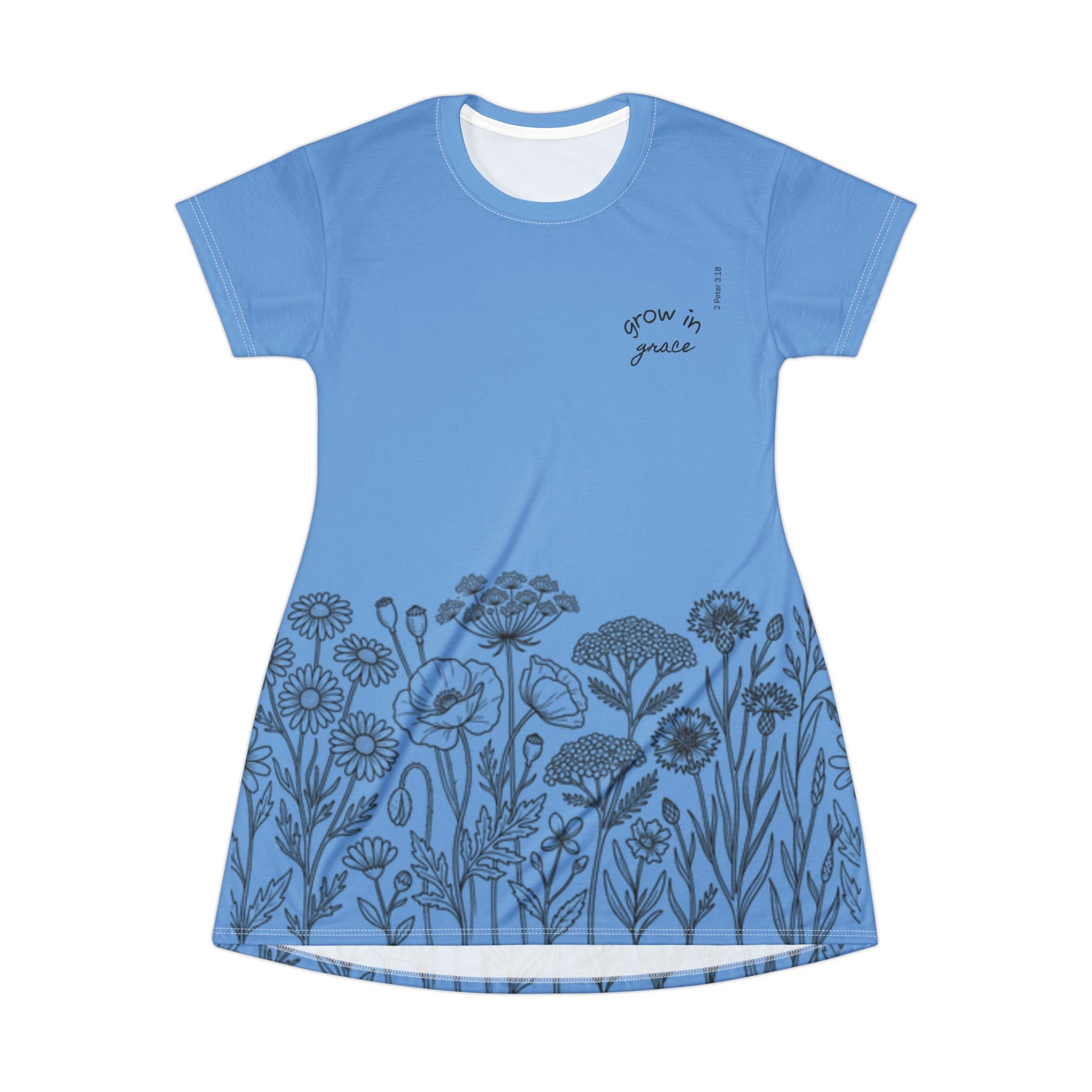 T-Shirt Dress - Grow in Grace
