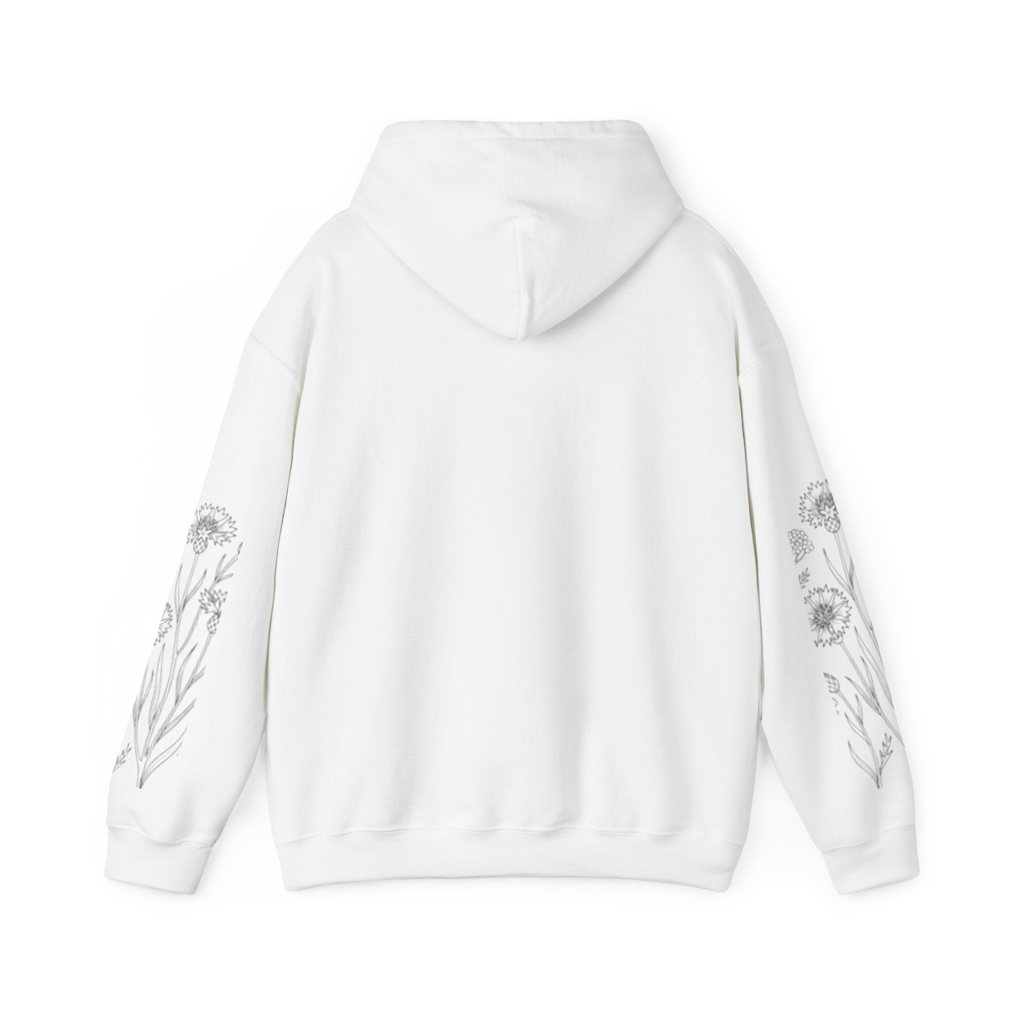 Grow In Grace Floral Hoodie — Inspirational Garden Graphic Sweatshirt