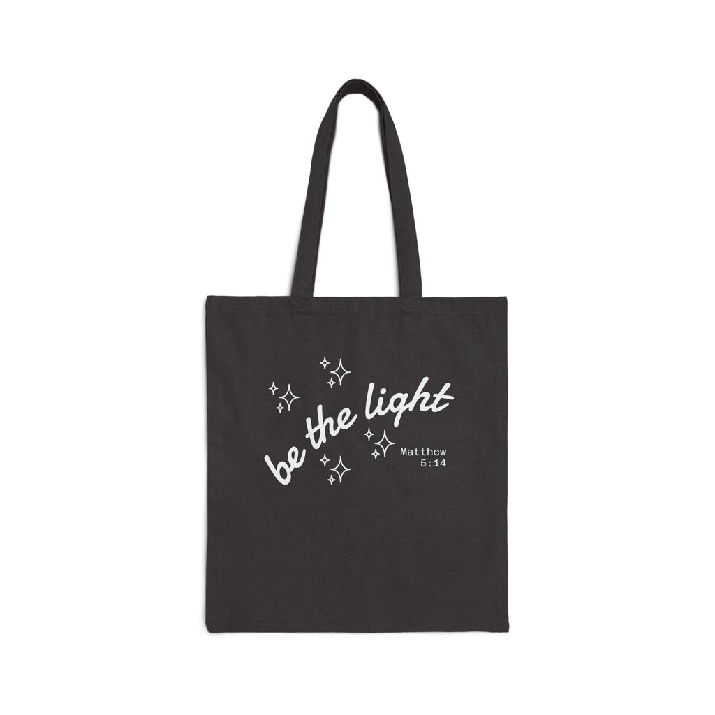 Cotton Canvas Tote Bag - Be the Light
