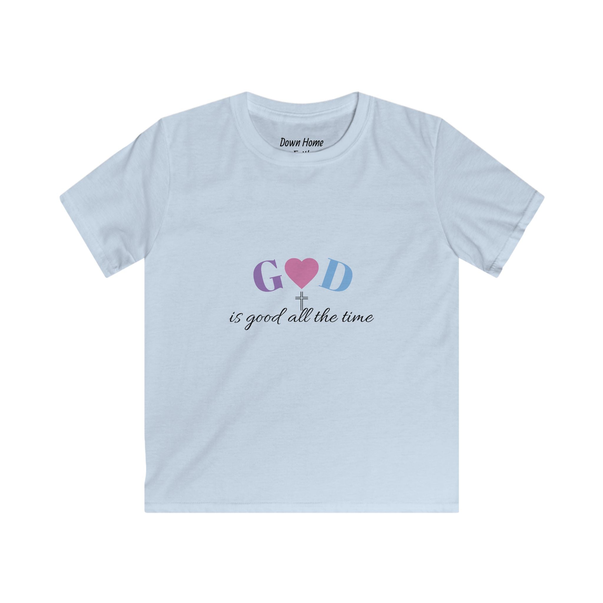 Kids Softstyle Tee - God is good all the time